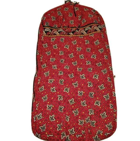 Vera Bradley Womens Garment Bag Red Blue  Floral - Picture 7 of 7